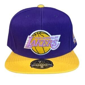 LA Lakers NBA Mitchell & Ness Adult Unisex Purple 60th Anniversary Cap/Hat 7 3/4